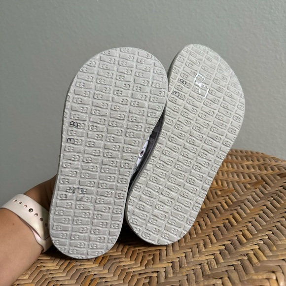 Sanuk Toddler's I'm Game - Zebra Grey Size 11 - Picture 7 of 9